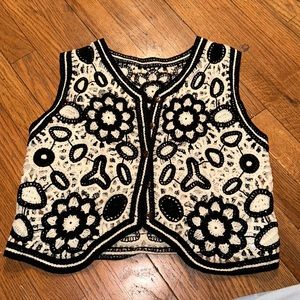 SHEIN light sweater vest crop tank top